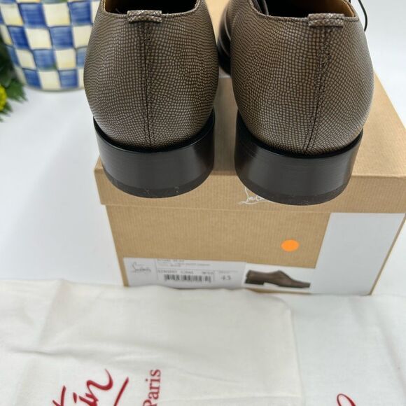 Men's Christian Louboutin boabi calf  Leather, Oxford, size 43 made in Italy - Picture 7 of 10
